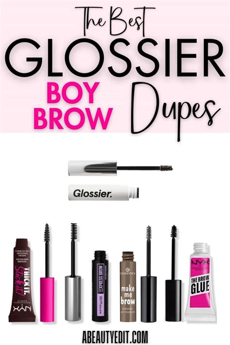 10 Best Glossier Boy Brow Dupes (I Tried Them All!).